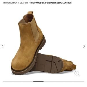 Brand New Birkenstock Highwood Slip On Men’s Boots